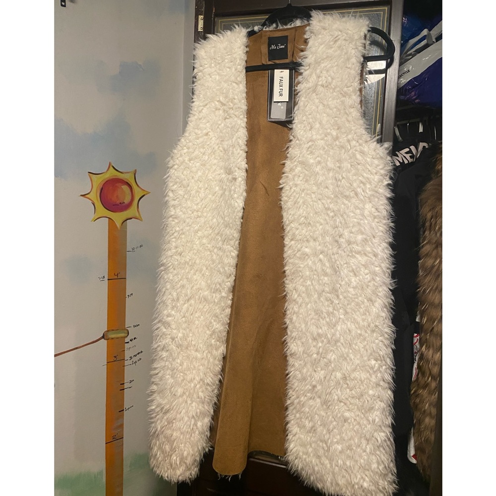 Faux fur vest